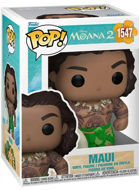 Funko Moana 2 POP! Disney Maui with Fish Hook Vinyl Figure #1547