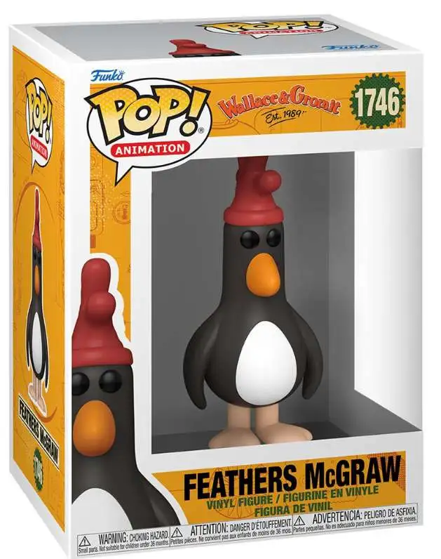 Funko Wallace & Gromit POP! Movies Feathers McGraw Vinyl Figure #1746