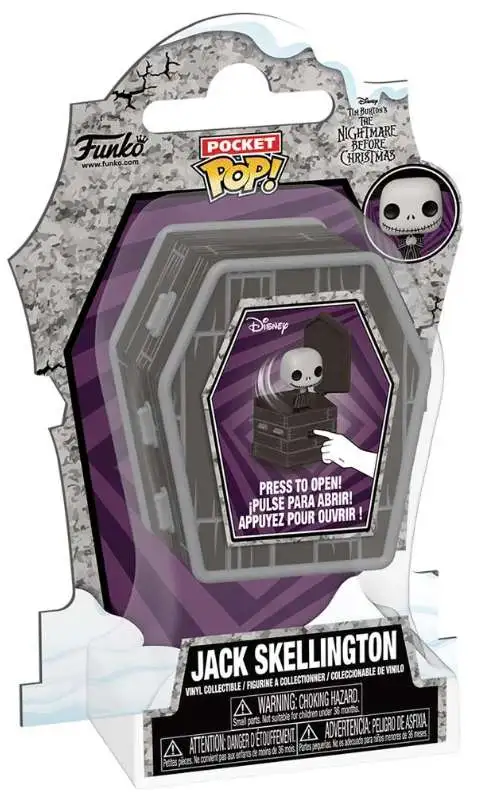 Funko The Nightmare Before Christmas Pocket POPper Jack Skellington Vinyl Mini Figure [Coffin]