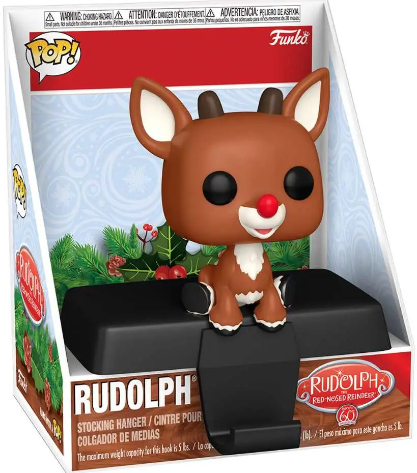 Funko Rudolph the Red-Nosed Reindeer Edge-Sitter Rudolph Vinyl Figure [Stocking Hanger]