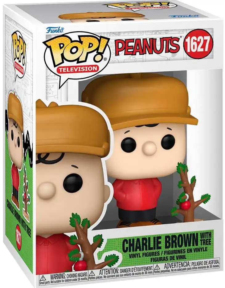 Funko Peanuts A Charlie Brown Christmas POP! Movies Charlie Brown Vinyl Figure #1627 [with Tree]