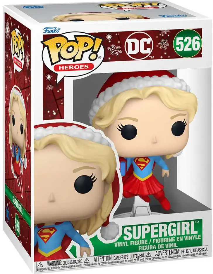 Funko DC POP! Heroes Supergirl Vinyl Figure #526 [Holiday 2024]