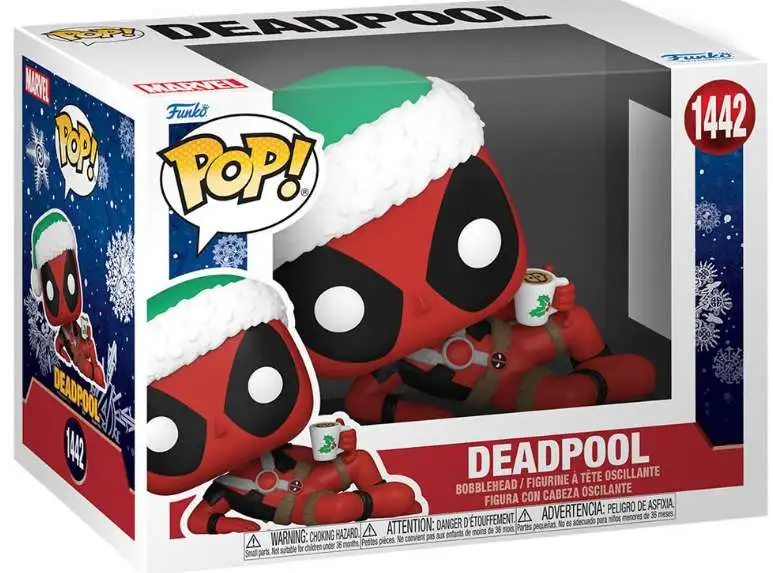 Funko POP! Marvel Deadpool Vinyl Figure #1442 [Holiday]