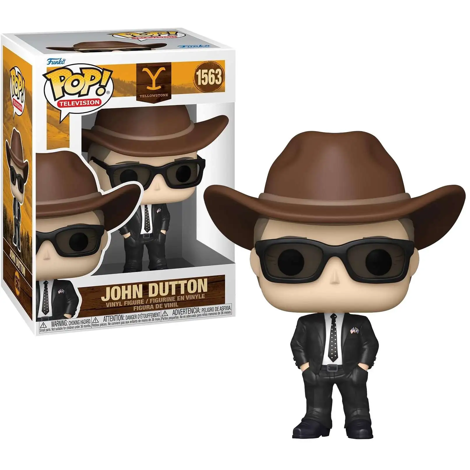 Funko Yellowstone POP! Television John Dutton Vinyl Figure #1563 [Black Outfit]