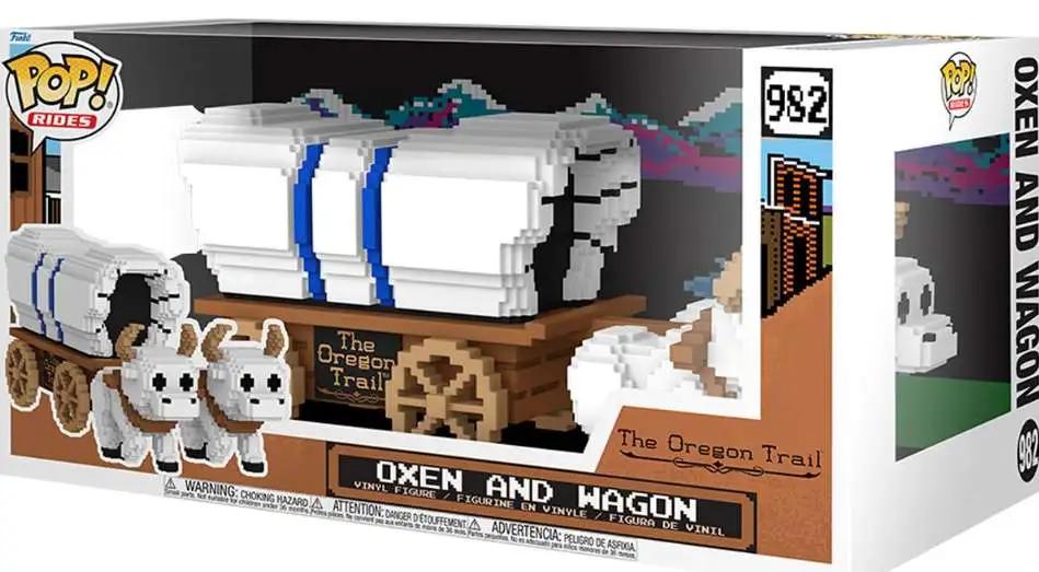 Funko Oregon Trail POP! Rides Ox & Wagon Deluxe Vinyl Figure #982