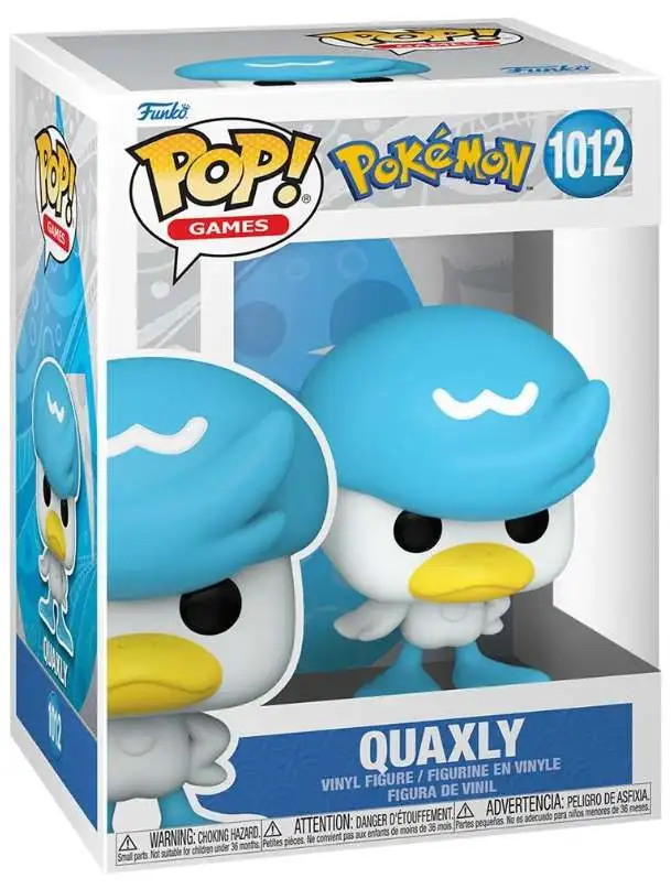 Funko Pokemon POP! Games Quaxly Vinyl Figure #1012