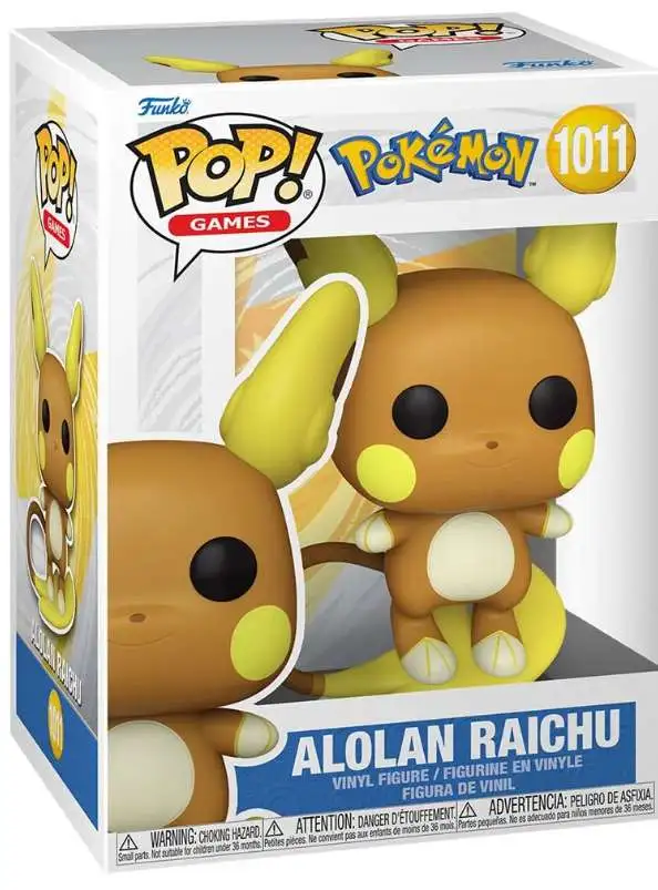 Funko Pokemon POP! Games Raichu Vinyl Figure #1011 [Alolan]