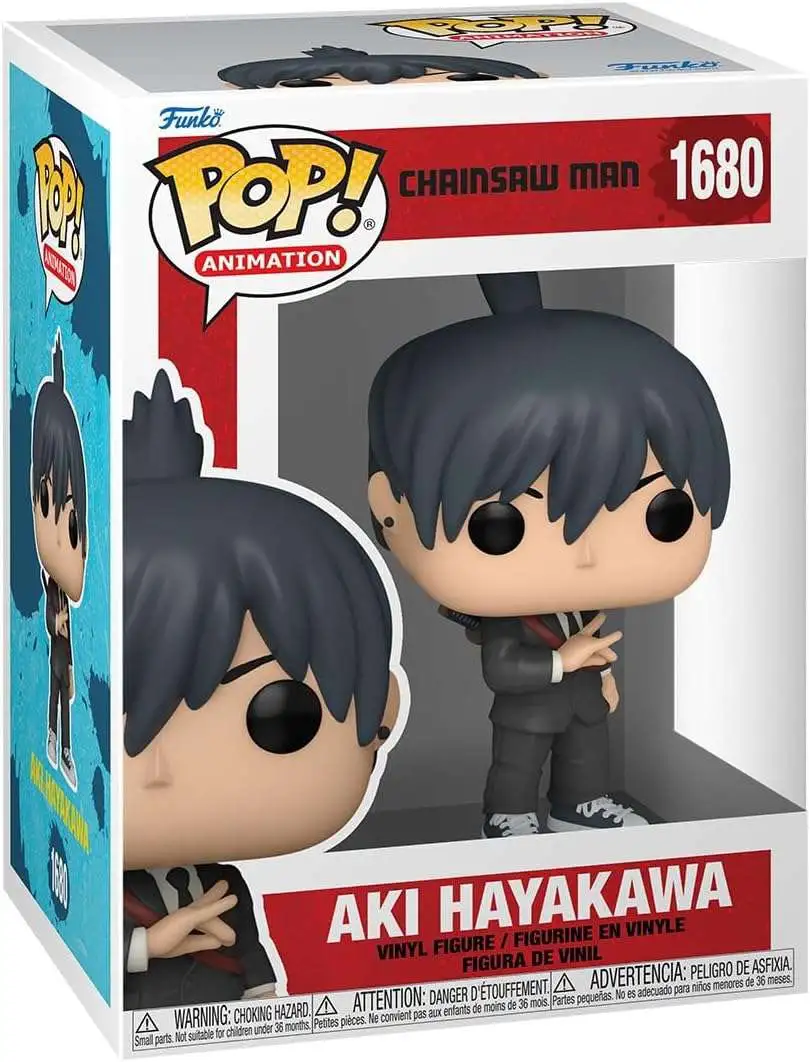 Funko Chainsaw Man POP! Animation Aki Hayakawa Vinyl Figure #1680 [Damaged Package]