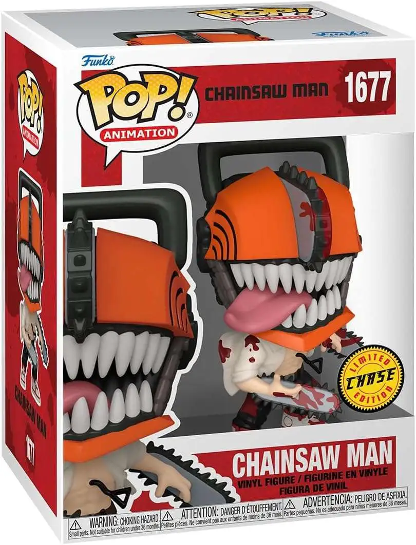 Funko POP! Animation Chainsaw Man Vinyl Figure #1677 [Chase Version]