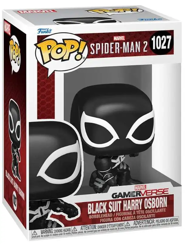 Funko Marvel Spider-Man POP! Games Harry Osborn Vinyl Figure #1027 [Black Suit]