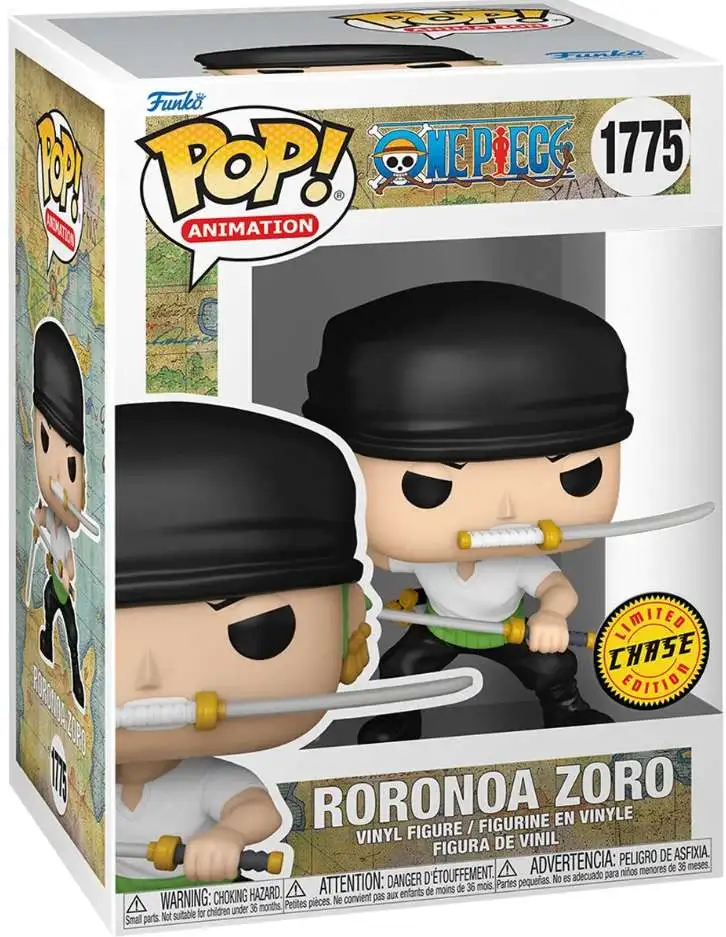 Funko One Piece Refresh POP Animation Roronoa Zoro with Funko One Piece Refresh POP Animation Roronoa Zoro with