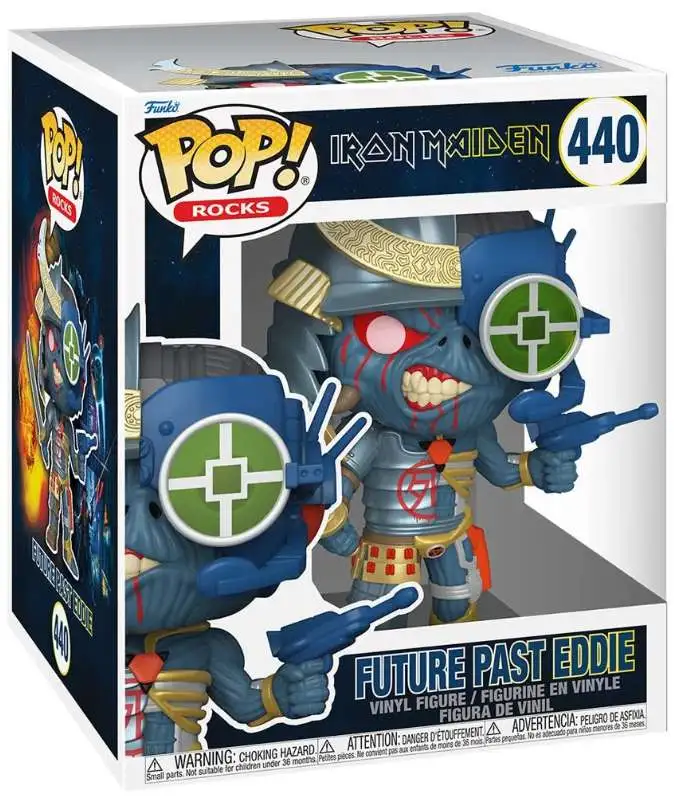 Funko Iron Maiden POP! Rocks Future Past Eddie Deluxe Vinyl Figure #440