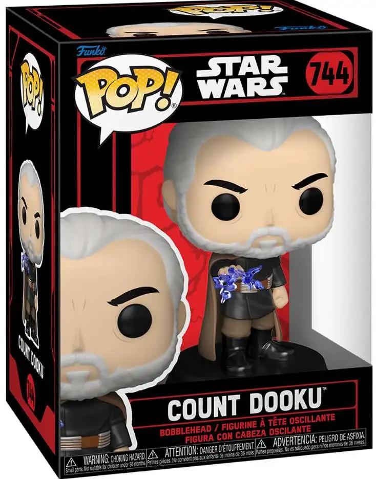 Funko Darkside POP! Star Wars Count Dooku Vinyl Figure #744