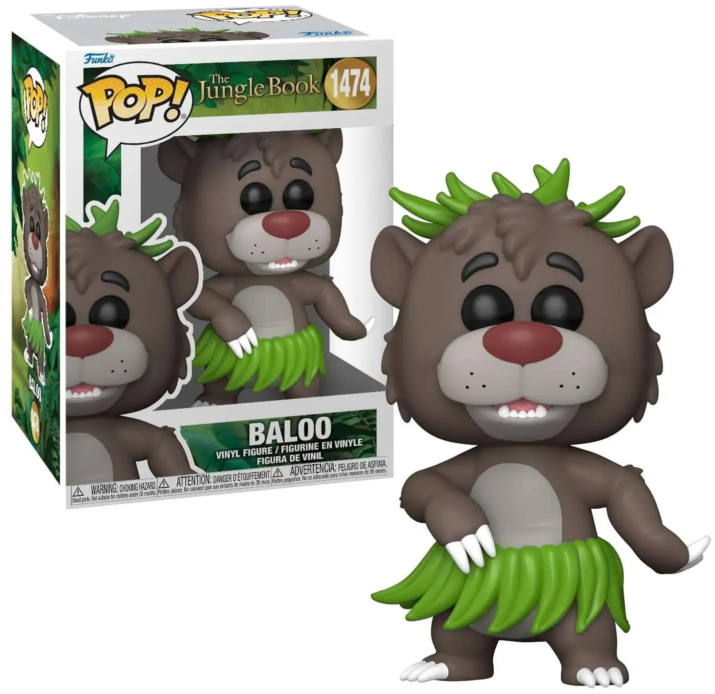 Funko The Jungle Book POP! Disney Baloo Vinyl Figure #1474