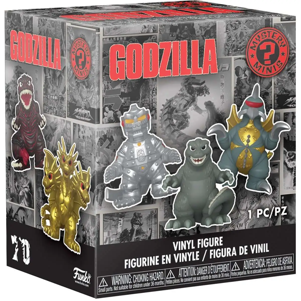 Fashion chibi godzilla toys