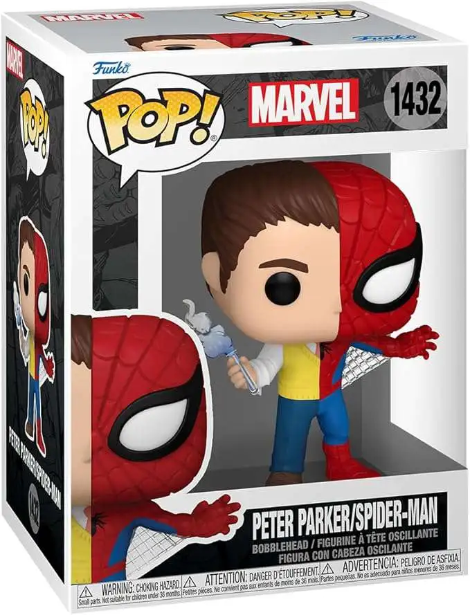 Funko Split POP! Marvel Spider-Man / Peter Parker Vinyl Figure #1432