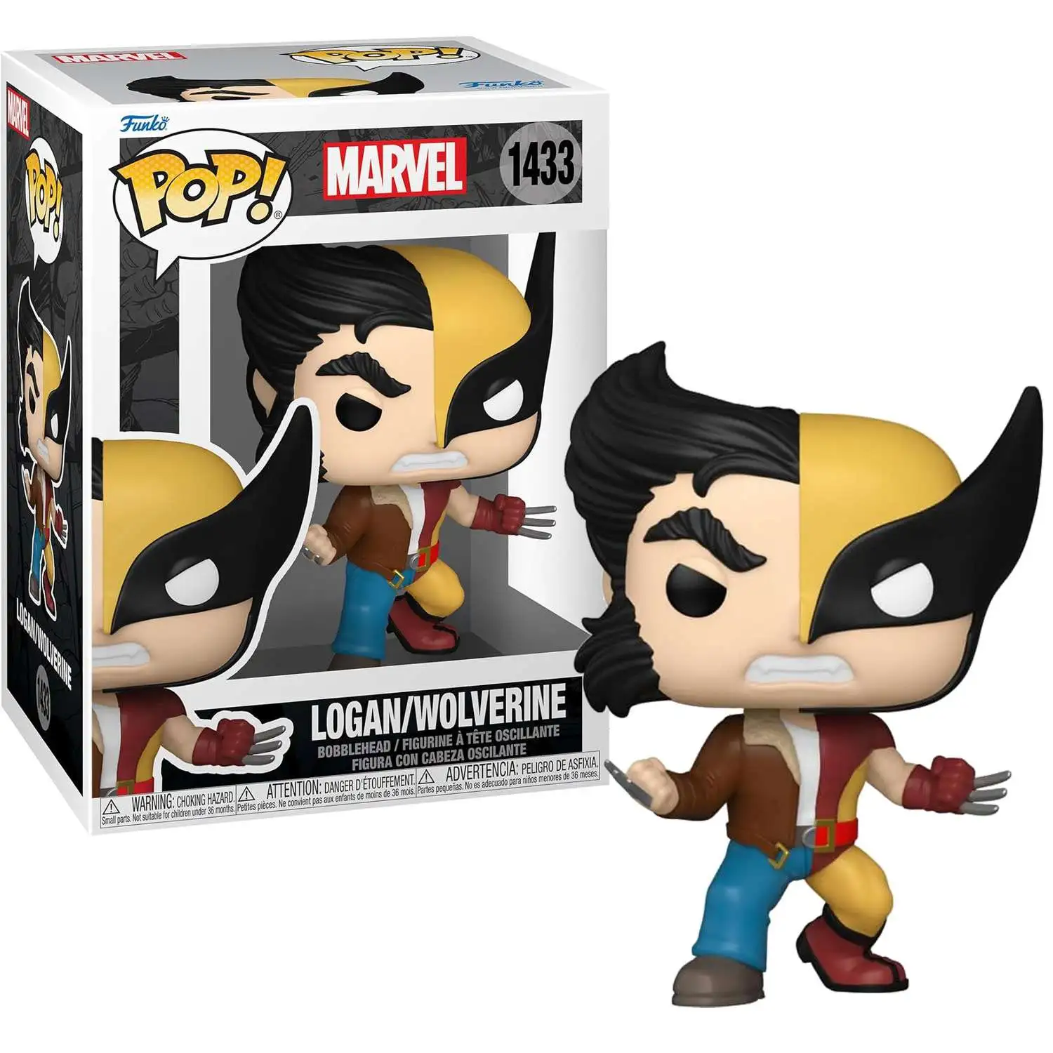 Funko Split POP! Marvel Wolverine / Logan Vinyl Figure