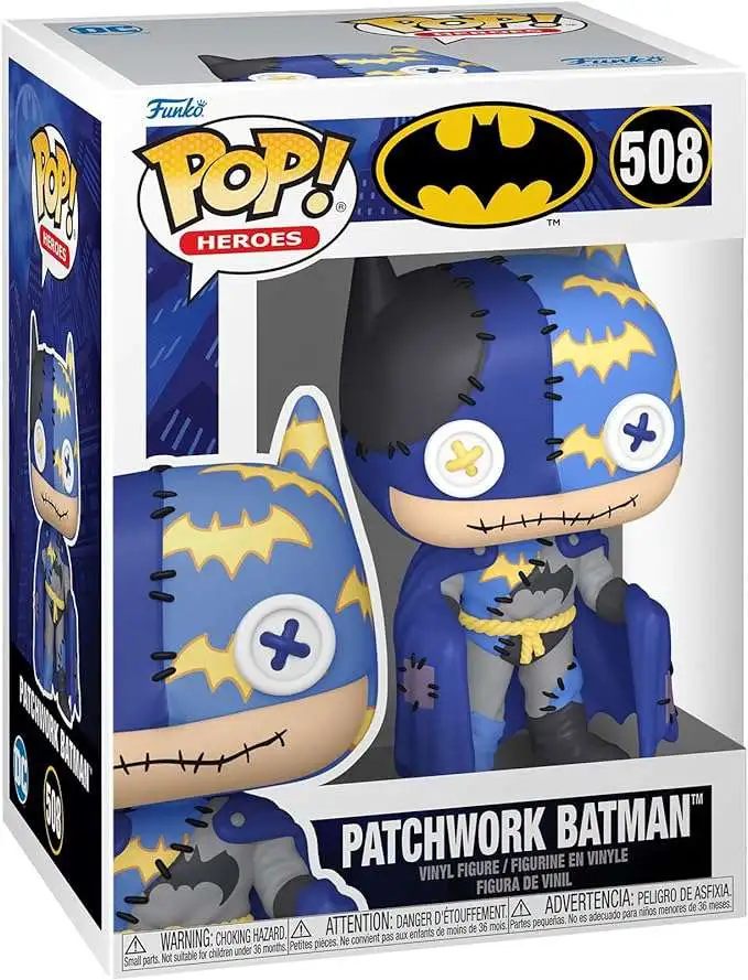 Funko DC POP! Heroes Batman Vinyl Figure #508 [Patchwork]