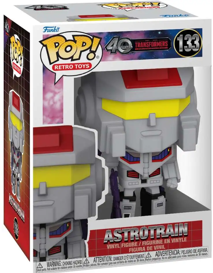 Funko Transformers Generation 1 POP! Retro Toys Astrotrain Vinyl Figure #133