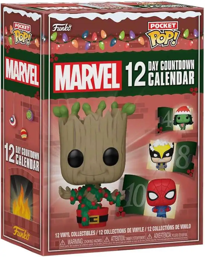 Funko Countdown Calendar Marvel 12-Day Vinyl Figure Advent Calendar