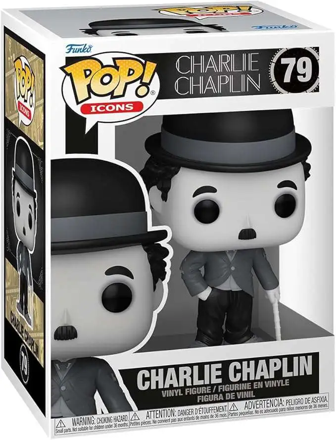 Funko POP! Icons Charlie Chaplin Vinyl Figure