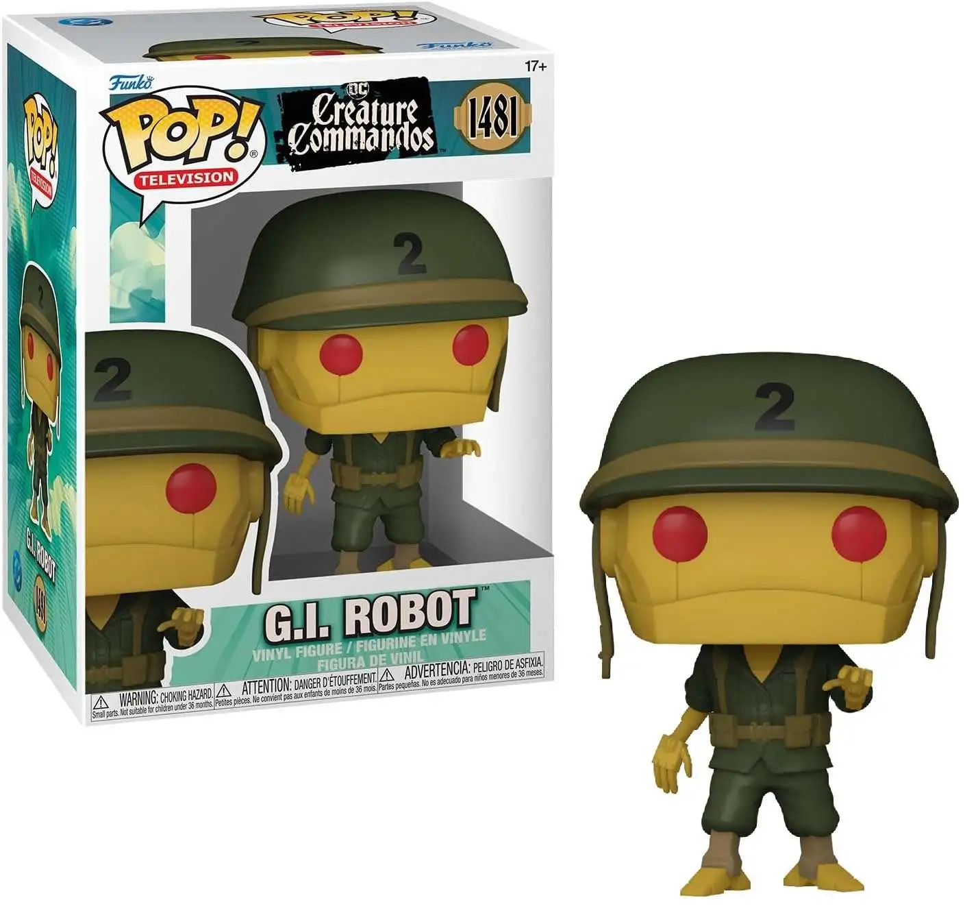 Funko DC Creature Commandos POP! Television G.I. Robot Vinyl Figure #1481 [Damaged Package]