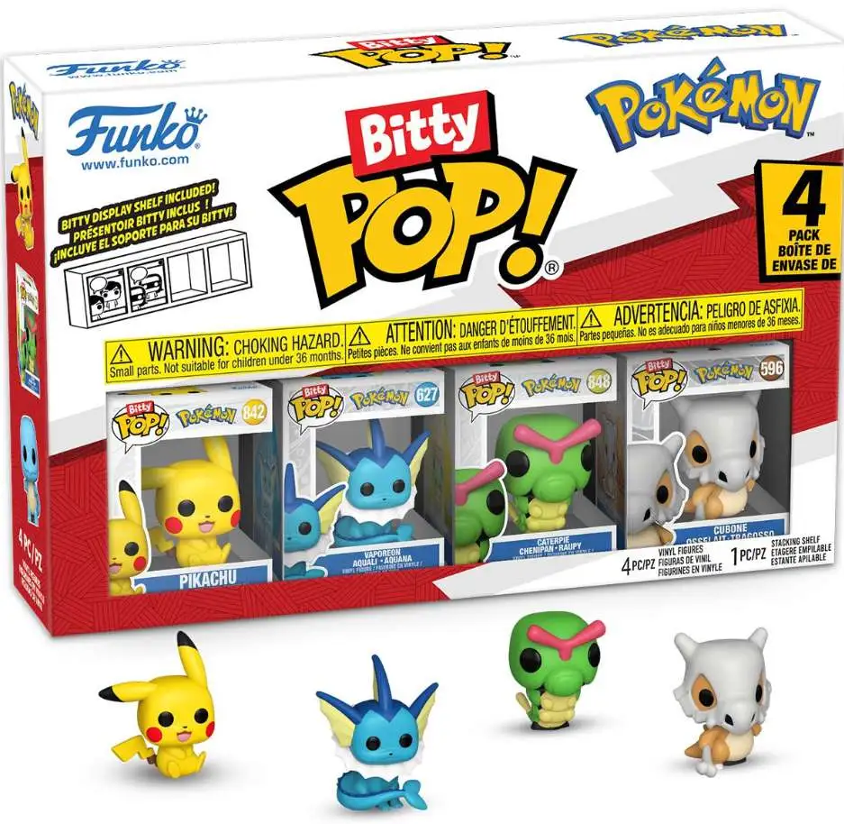 Funko Pokemon Bitty POP! Pikachu Vinyl Mini Figure 4-Pack