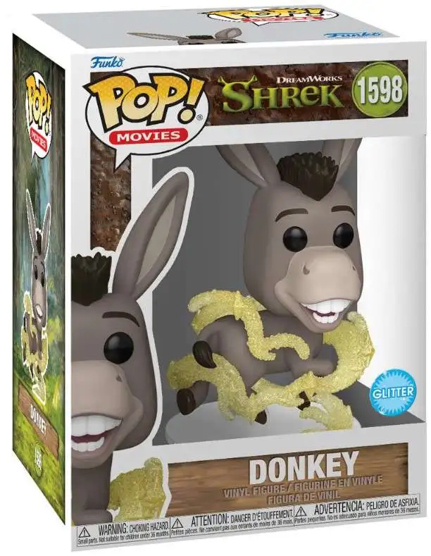 Funko Shrek 30th Anniversary POP! Movies Donkey Vinyl Figure #1598
