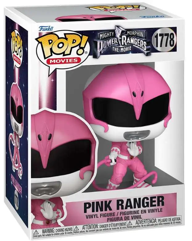 Funko Mighty Morphin Power Rangers POP! Movies Pink Ranger Vinyl Figure #1778