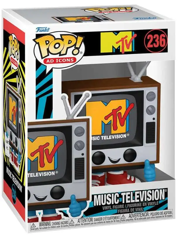 Funko MTV POP Ad Icons MTV Logo Vinyl Figure 236 - ToyWiz