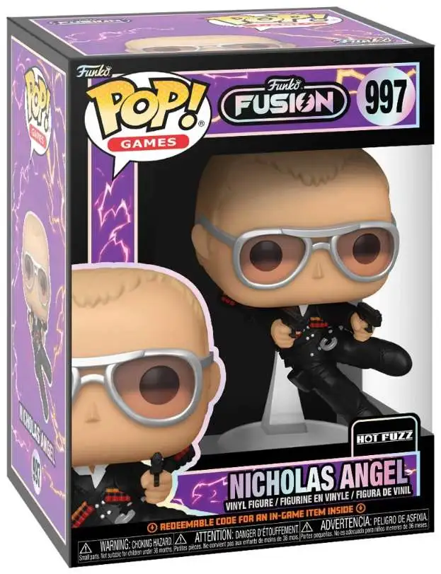 Funko Fusion Hot Fuzz POP! Games Nicholas Angel Vinyl Figure #997