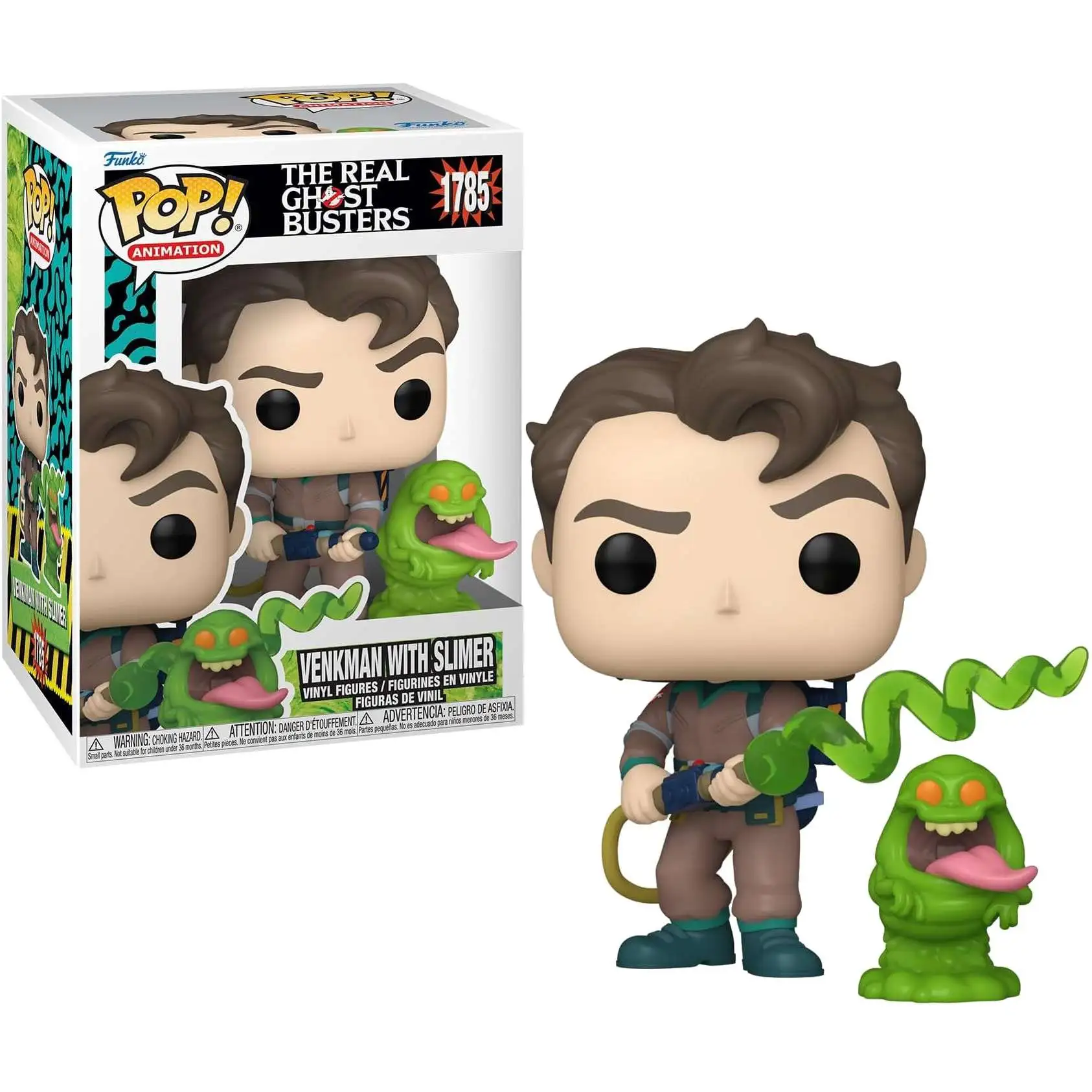 Funko The Real Ghostbusters POP! Animation Peter Venkman Vinyl Figure 2-Pack [With Slimer]
