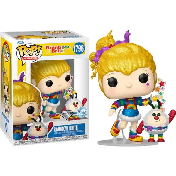 Funko POP! Television Rainbow Brite &Twink Exclusive Vinyl Figure 2-Pack #1796 [Diamond Collection]