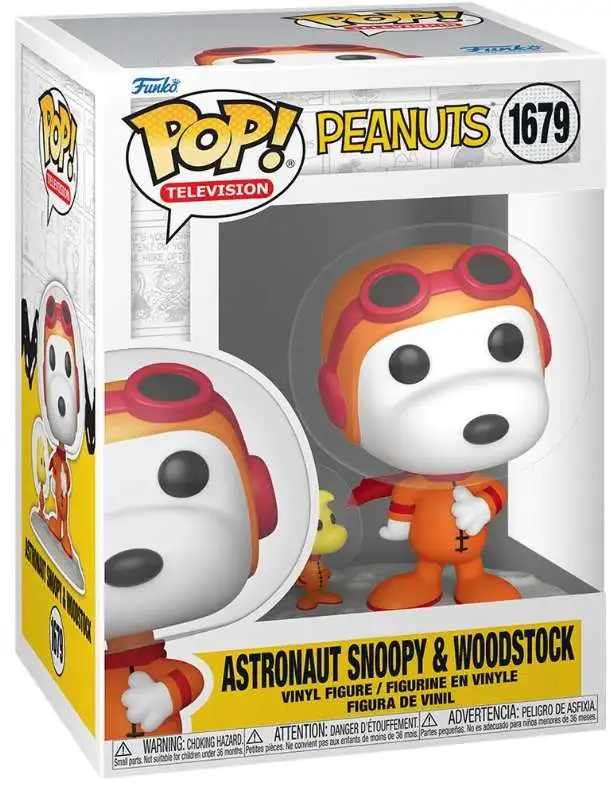 Funko Peanuts POP! Animation Astronaut Snoopy & Woodstock Vinyl Figure #1679