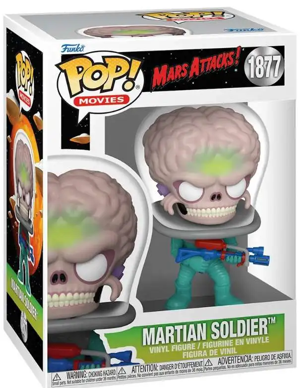 Funko Mars Attacks POP! Movies Martian Soldier Vinyl Figure #1877