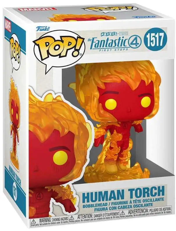 Funko Fantastic Four: First Steps POP! Marvel Human Torch Vinyl Figure #1517