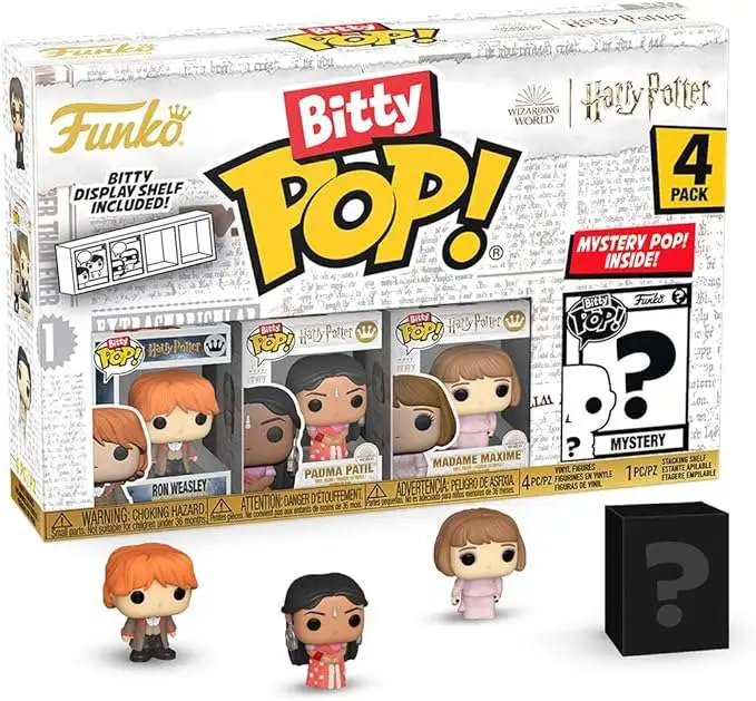 Funko Harry Potter Goblet of Fire Bitty POP! Ron Weasley Micro Figure 4-Pack