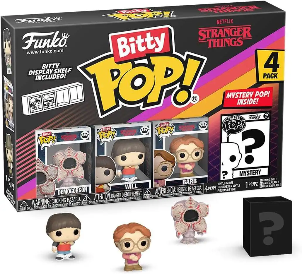 Funko Stranger Things Bitty POP! Demogorgon Micro Figure 4-Pack