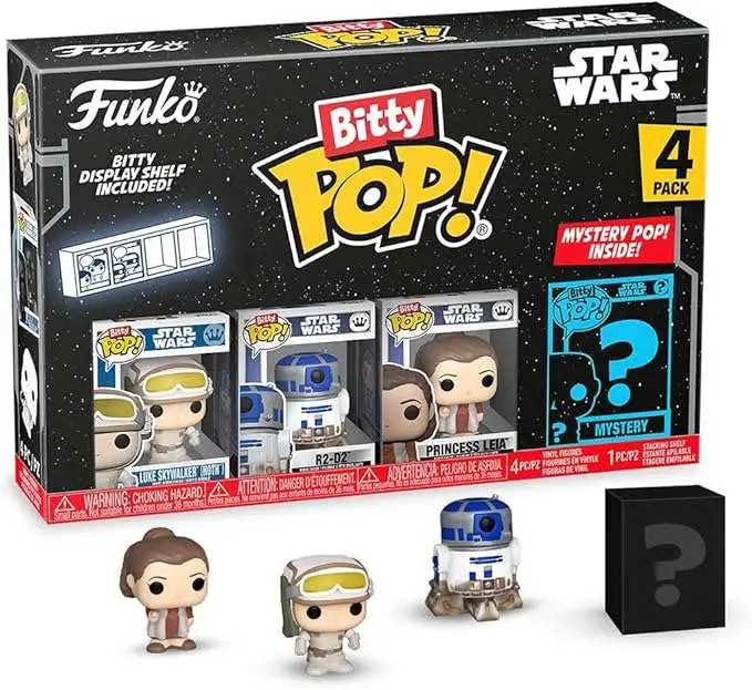 Funko Star Wars Bitty POP! Luke Skywalker Micro Figure 4-Pack