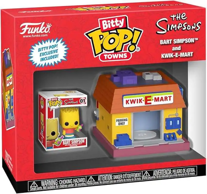 Funko The Simpsons Bitty POP! Town Kwik-E-Mart Micro Figure