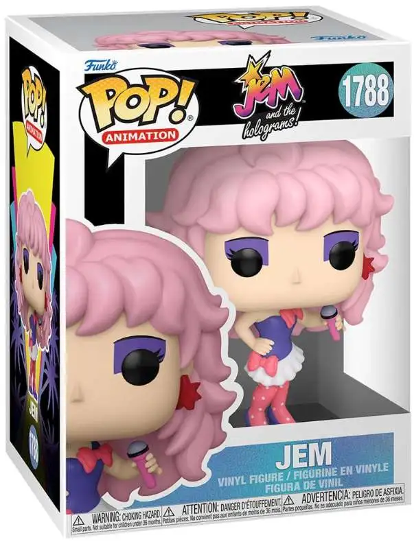 Funko Jem and the Holograms 40th Anniversary POP! Animation Jem Vinyl Figure #1781