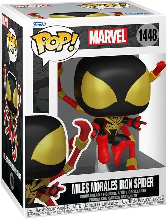Funko Spider-Man POP! Marvel Miles Morales Iron Spider Vinyl Figure #1448 [Regular Version]