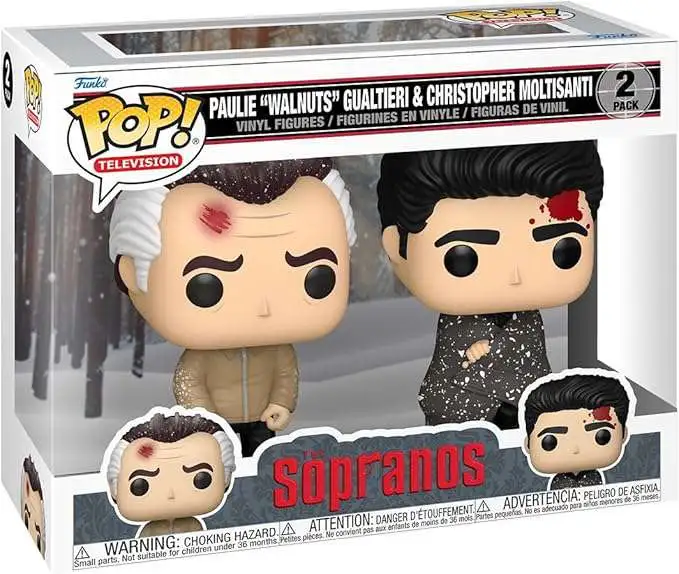 Funko The Sopranos POP! Television Paulie Walnuts Gualtieri & Christopher Moltisant Vinyl Figure 2-Pack