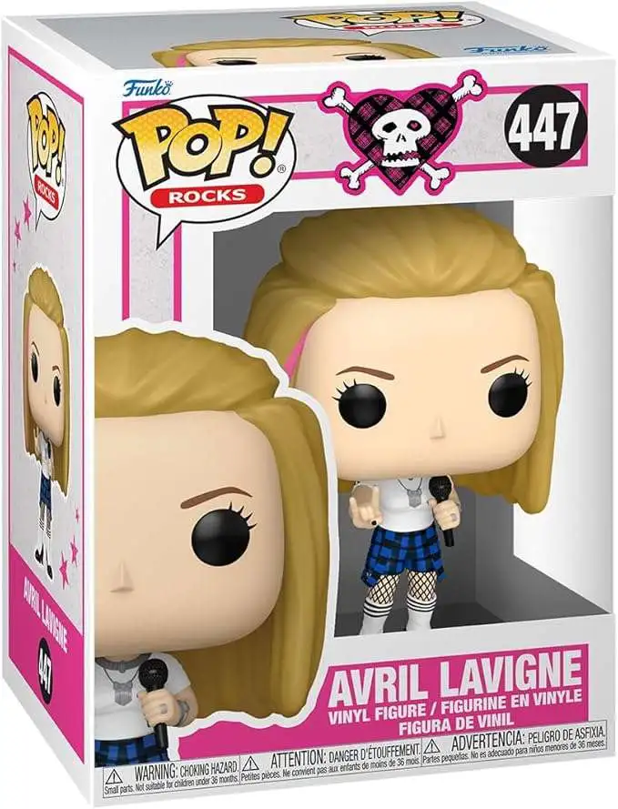 Funko POP! Rocks Avril Lavigne Vinyl Figure #447 [Girlfriend] (Pre-Order  ships February)