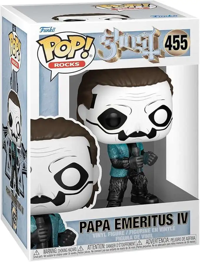 Funko Ghost POP Rocks Papa Emeritus IV Vinyl Figure 455
