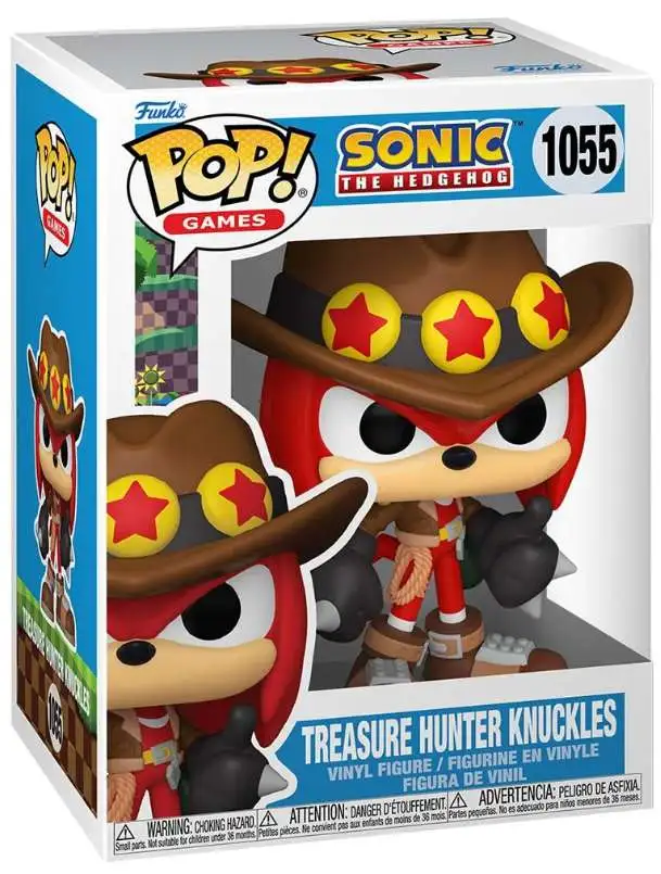 Funko Sonic the Hedgehog POP! Games Treasure Hunter Knuckles Vinyl Figure