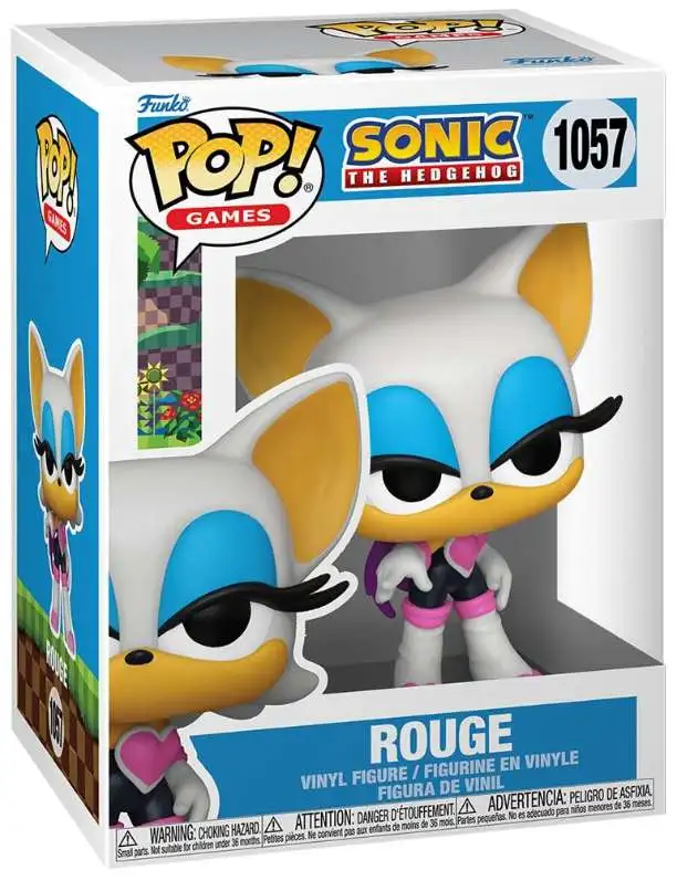 Funko Sonic the Hedgehog POP! Games Rouge Vinyl Figure #1057