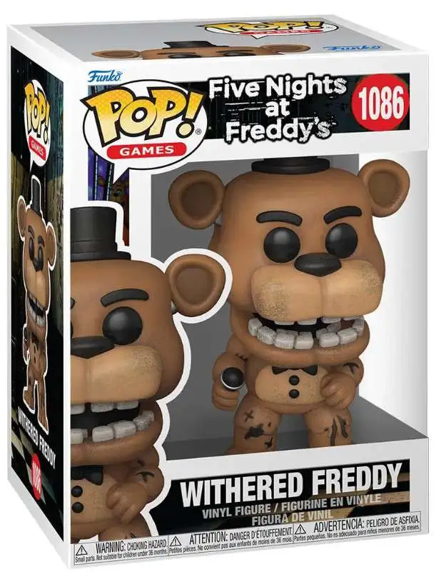 Funko Five Nights at Freddys POP! Games Withered Freddy Vinyl Figure #1086
