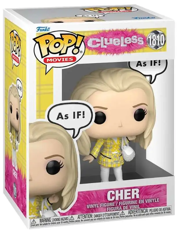 Funko Clueless 30th Anniversary POP! Sayings Cher Vinyl Figure #1810 ["As IF!"]