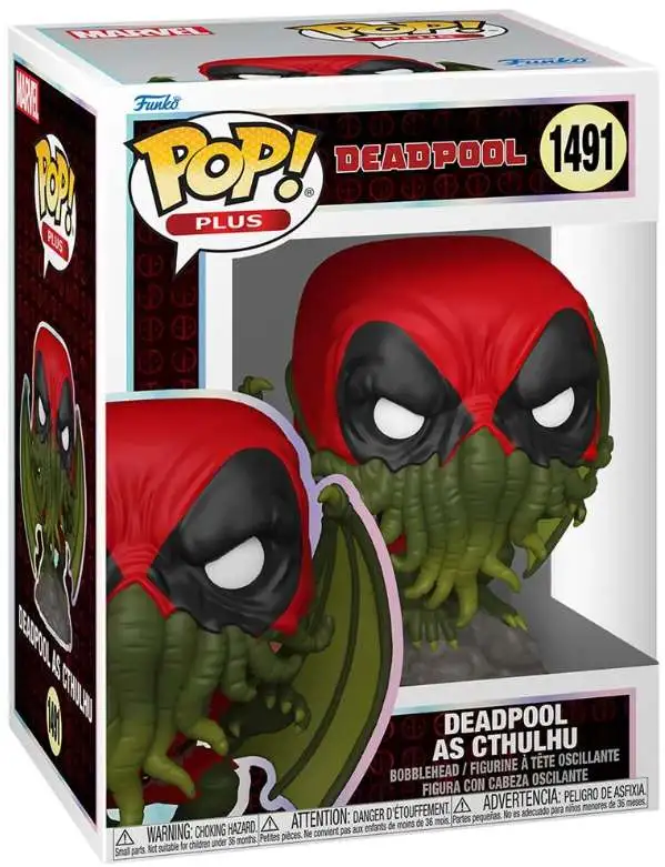 Funko H.P. Lovecraft Deadpool POP! Plus Literary Classics Cthulhu Vinyl Figure #1491